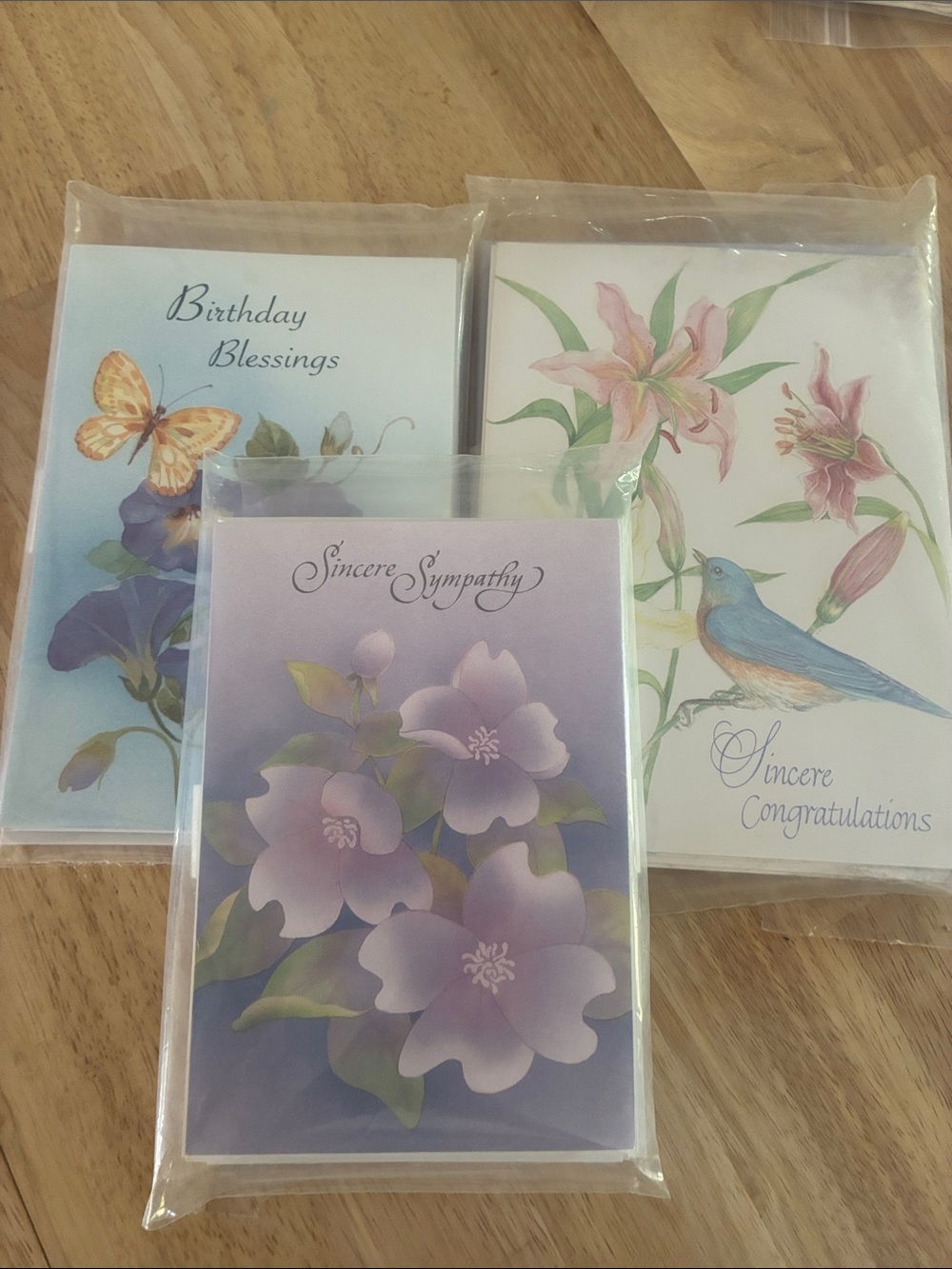 Assorted Greeting Cards - birthday, sympathy, congratulations